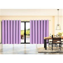 Szobaparaván, 1 darabos, K100-as termikus lila sötétítő panel teraszajtó ablakhoz, 3 rétegű függöny szegélyekkel, 255 cm széles x 216 cm