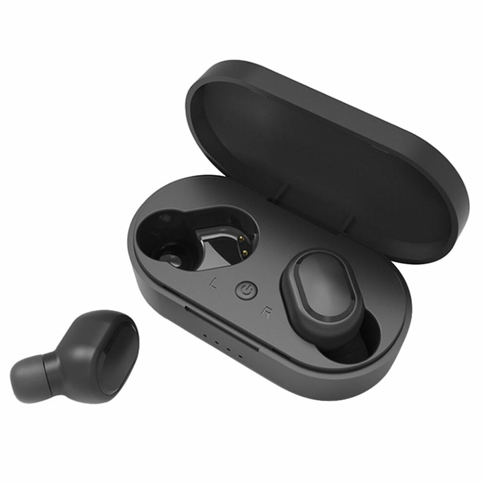 Jixopn A6s Bluetooth-Compatible Earphones Stereo Handsfree In-Ear Headset W/ Mic (Black) Black 9423501322500