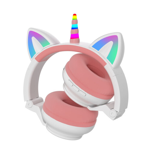 Ακουστικά Bluetooth Unicorn ακουστικά μουσικής παιχνίδι Κορεάτικη τάση χαριτωμένα αυτιά 2