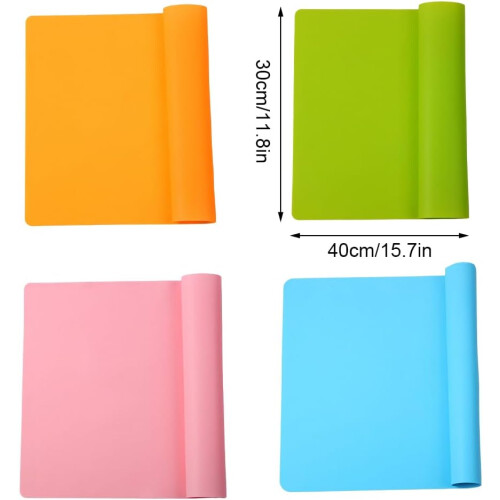 Silicone Baking Mat Non Stick Surface Thick Flexible Pastry Dough Countertop Protector Reusable Oven Liner 1