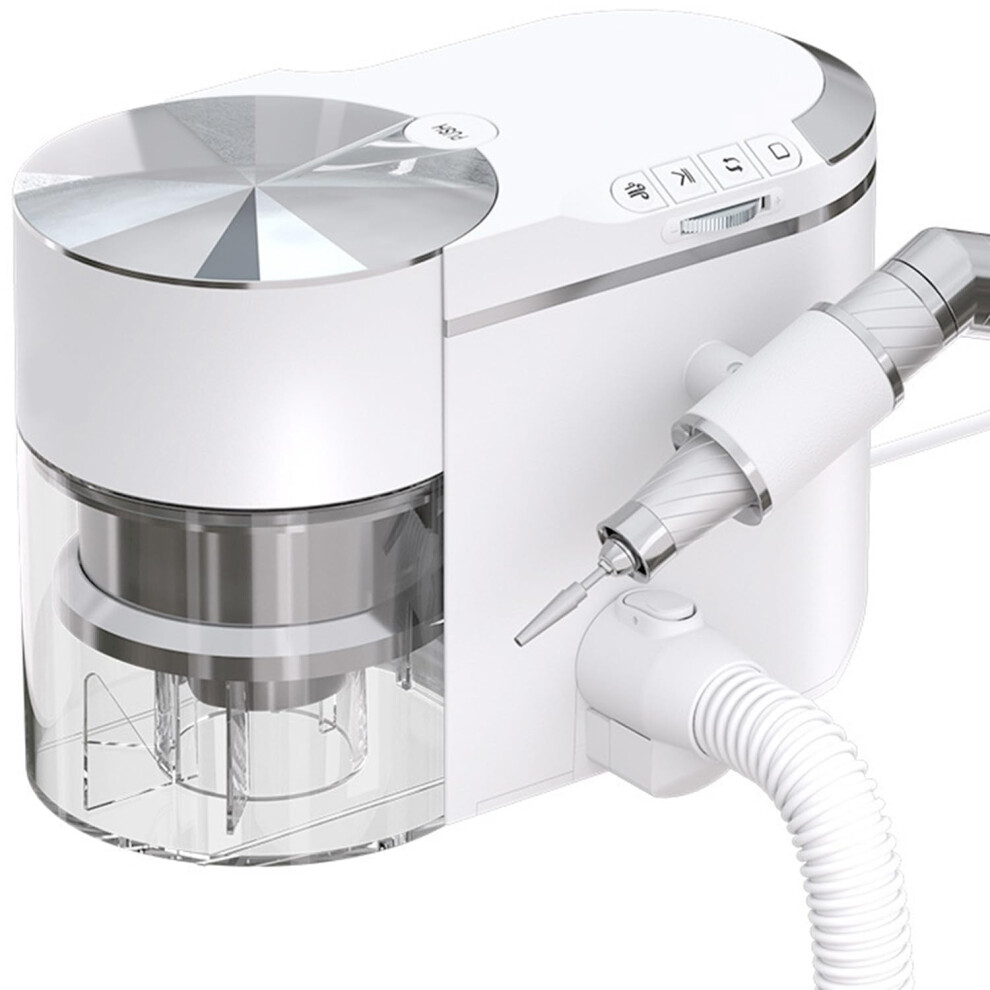Professional Electric Nail Drill with Dust Collector 2 in 1, 30000 RPM, Low Noise for Salon and Home