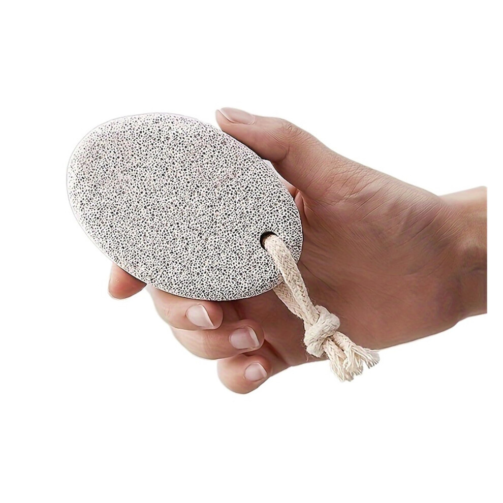 Gray Pumice Stone Foot Callus Remover With Dualgrade Exfoliation For Pedicure And Soft Smooth Feet