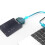 Adaptor SSD M.2NGFF cu convertor USB, placă adaptor NGFF la SATA3 (placă) 5