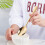 DIY2Pcs Κουτάλι Nutella με Κουτί Δώρου, Χρυσά Χαραγμένα Κουτάλια από Ανοξείδωτο Ατσάλι 3