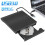 Λεπτή εξωτερική μονάδα CD DVD RW USB+Type-C Writer Burner Recorder για φορητό υπολογιστή 2