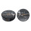 6Pcs Round Leather Coaster Set Leather Coaster PU Premium Insulation Pad 4