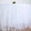 BalsaCircle17feet Tutu Multi Layers Tulle Table Skirt Linens White 2