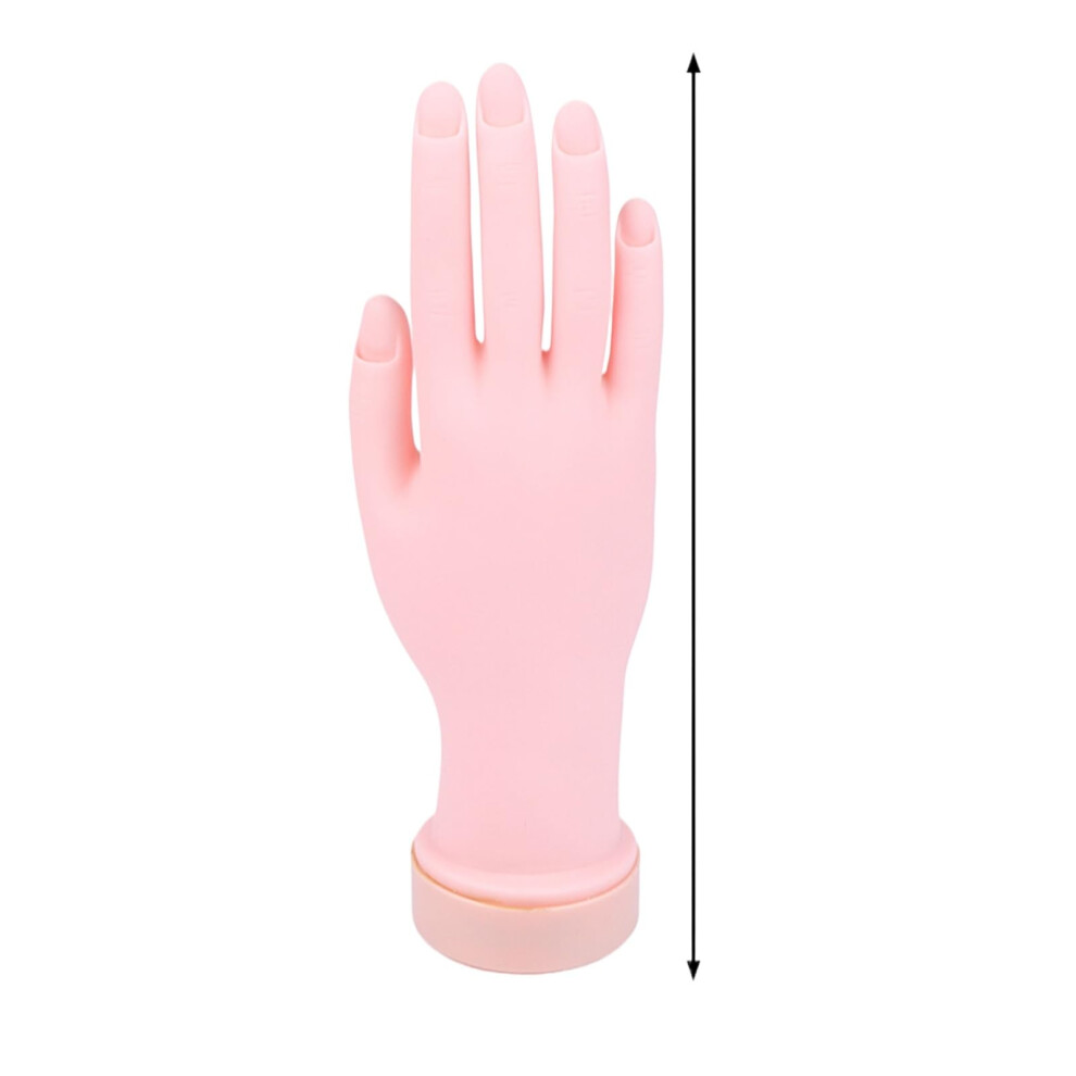Practice Hand and Foot Set for Nail Art Training, Flexible Fake Mannequin with Realistic Skin Texture