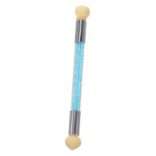 Nail Art Brush Set with Gradient Sponge Tips, 2 in 1 DoubleEnded Painting Pens, 10pcs for DIY Manicure