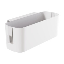 Bedside Storage Organizer with Adjustable Hooks, Large Capacity Hanging Caddy for Dorm Beds
