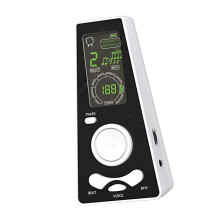 Metronomo digitale con timer e controllo del volume 140x70x45mm Nero/Bianco