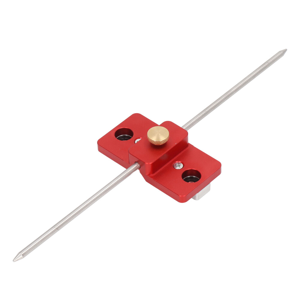 Adjustable Aluminium Alloy Table Saw Parallel Positioning Pin For Woodworking - & Red/Silver 4941381169480