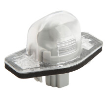 Luce targa 34100 S60 013, alloggiamento trasparente, compatibile con modelli dal 2007 al 2020