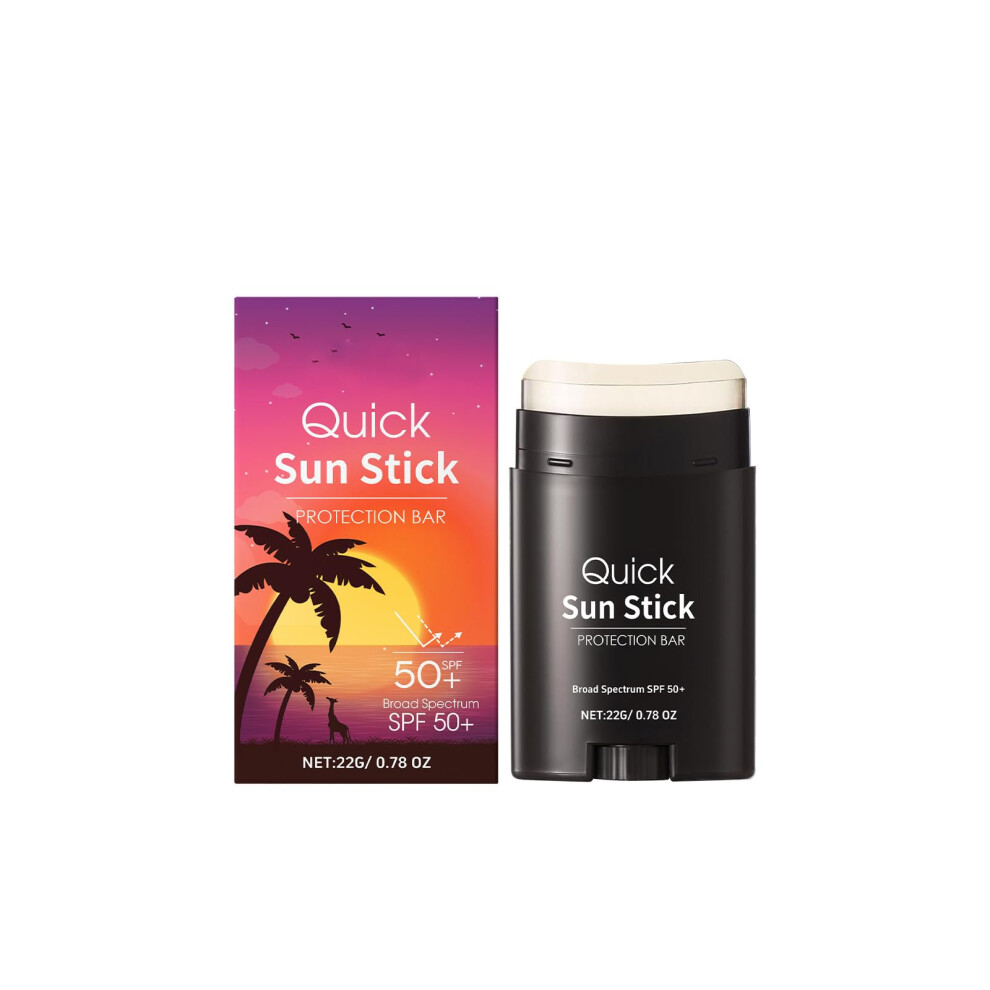 Mineral Sunscreen Stick SPF 50 Broad Spectrum Transparent for Face and Body Sensitive Skin