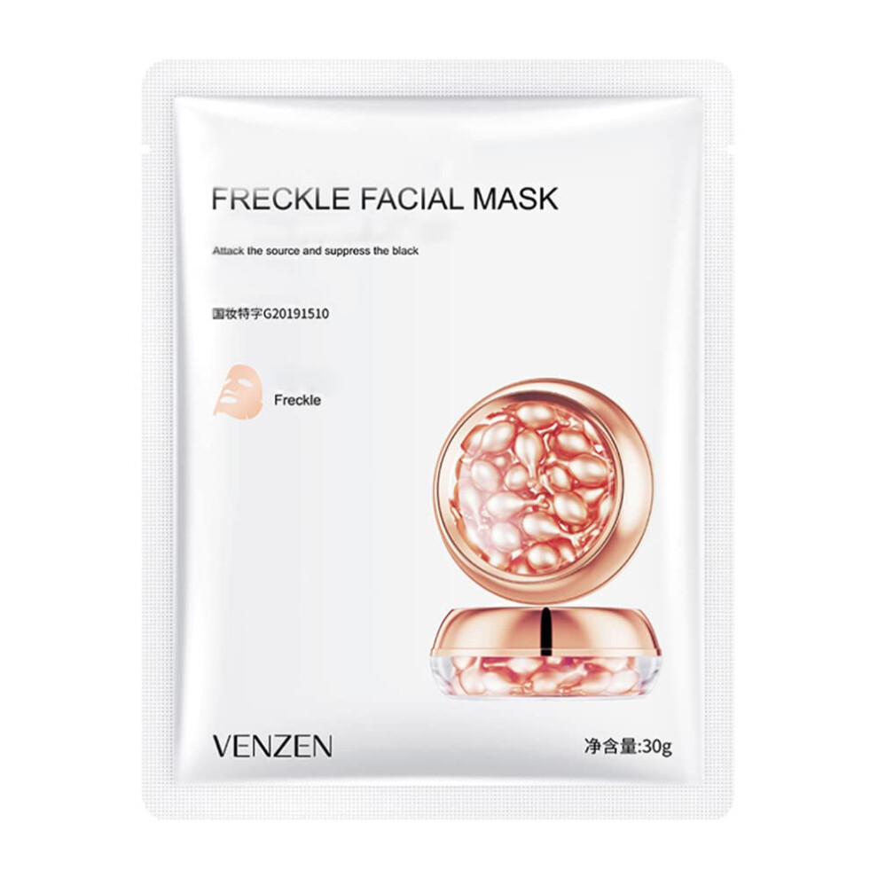 Facial Sheet Mask with Nicotinamide for Deep Hydration and AntiAging, Silk Ultra Thin 30g x 6 Pack