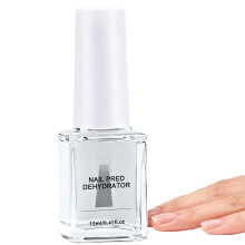 Nail Dehydrator and Gel Nail Prep Liquid with Enhanced Adhesion, Fast Air Dry, Precise Brush Tip