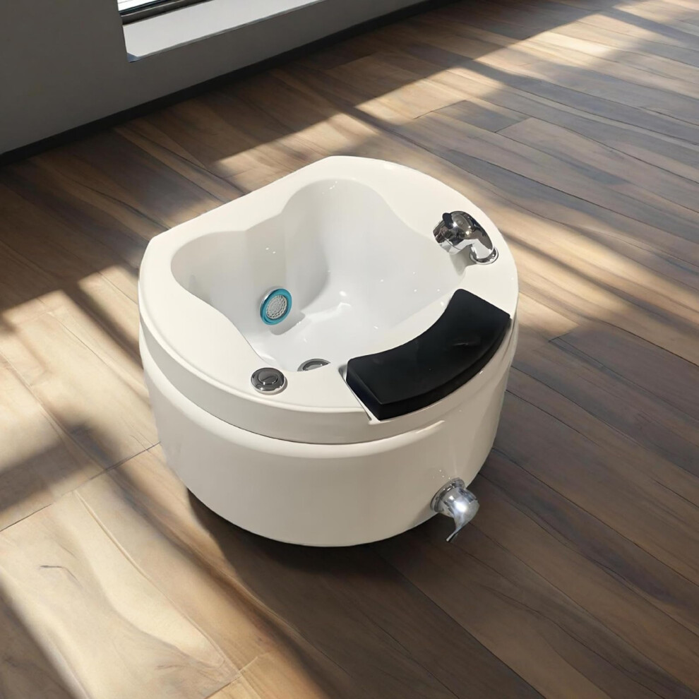 Foot Spa with Heat and Massage, LED Lights, Adjustable Temperature, Bubbles and Vibration for Home and Salon