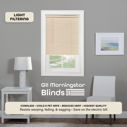 Achim GII Morningstar Ασύρματο Αλουμπάστερ Βινυλίου Μίνι Στόρι Παραθύρου με Φιλτράρισμα 1