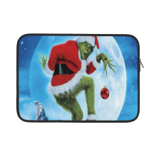 Grinch 13-15 Inch Classic Slim Ergonomic Briefcase And Messenger Bag For 15" Handbag Laptops And Under