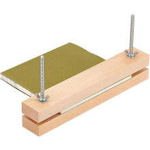 Wooden Beech Bookbinding Press 9.8x1.5inch Large Book Binding Tool Portable Book Press Bookbinding for Home School Office DIY Bookbinding DIY