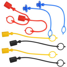 YULIJU 4 Sets Quick Connector Protective Cap Hydraulic Coupling Dust Covers Lightweight Best Choice Caps Coupler Accessories