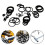 Δακτύλιος O-ring Kairuite Εξωτερικός δακτύλιος O Ø 5 - 60mm x Πάχος καλωδίου 3,5mm Δακτύλιος 2