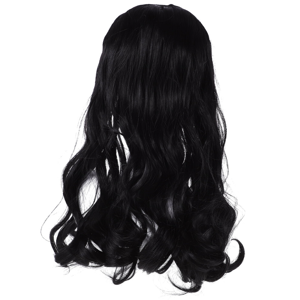 Unisex 4Pcs Wavy Hairpiece Invisible Clip In Hair Extension Loose Hair Extensions For Women