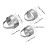 Stainless Steel Cookie Ring Baking Cake Printing 3 Piece Set Of Round Flat Pattern Cake Printing Tools Bakeware Set Kitchen Tools Set 3