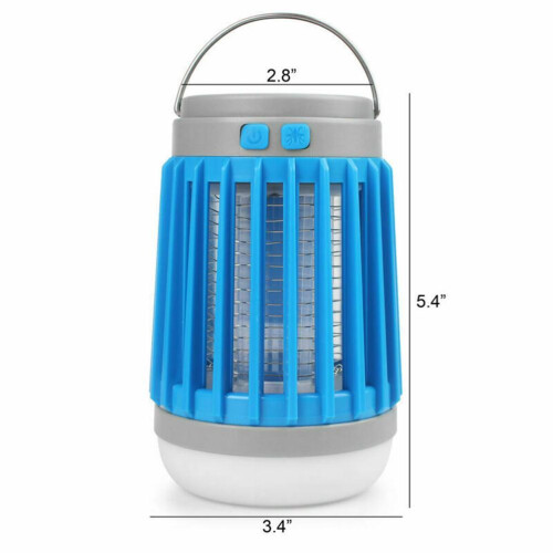 Φορητό Bug Zapper με προστασία UV, επαναφορτιζόμενο φως κατασκήνωσης, αδιάβροχο, 2