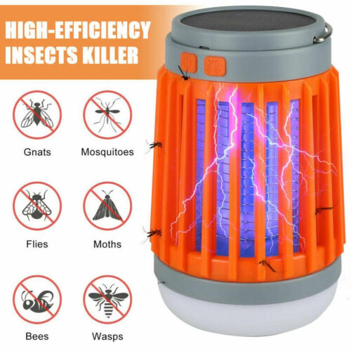 Φορητό Bug Zapper με προστασία UV, επαναφορτιζόμενο φως κατασκήνωσης, αδιάβροχο, 1