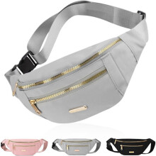 Riñonera impermeable para correr, para hombre y mujer, con cinturón ajustable, ideal para actividades al aire libre, deportes, senderismo y viajes