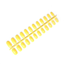 SANAG 24 Stück/Packung Quadratische Sargnägel, künstliche Fingernägel, mittellang, für ein exquisites und elegantes DIY-Nageldesign