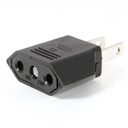 Simyoung European EU220V σε 110V Προσαρμογέας φορτιστή ταξιδιού με επίπεδη πρίζα, μετατροπέας