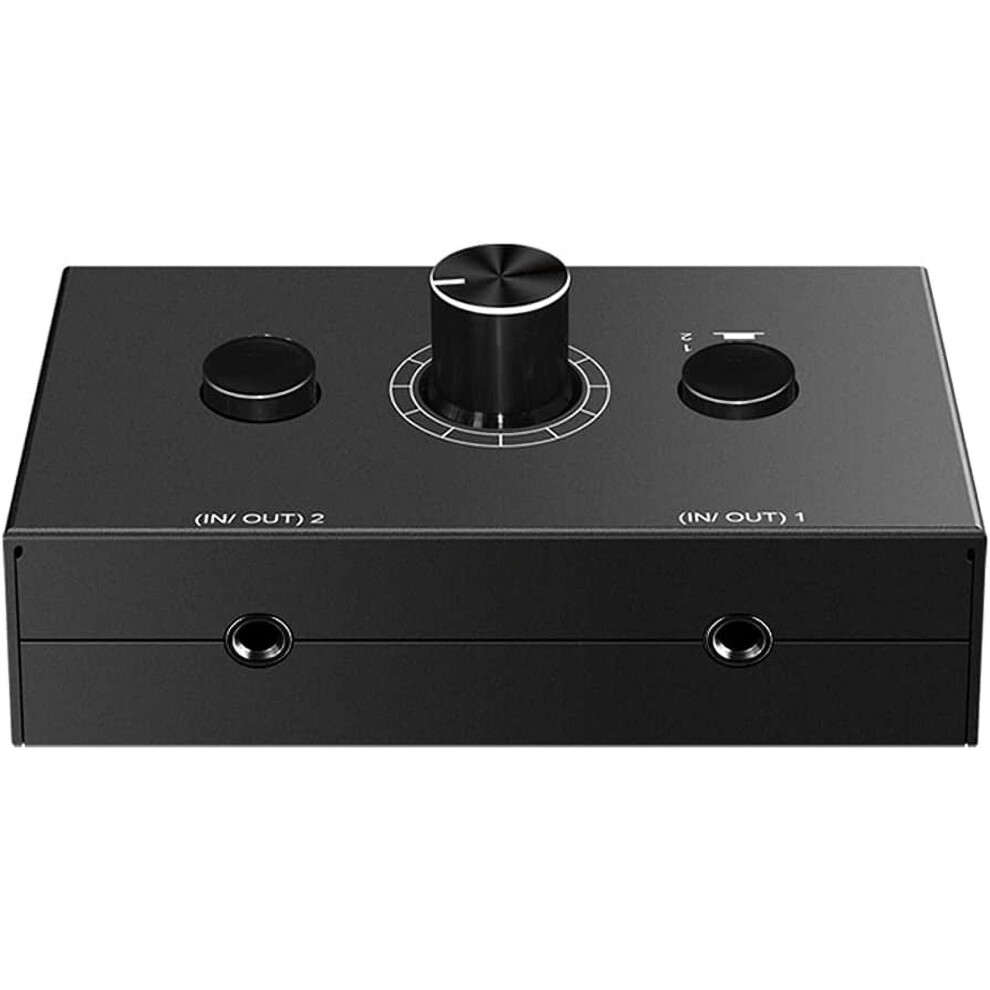 Audio Switcher 2 Port 3.5Mm Aux Audio Selector Box, Audio Splitter Support Speakers, Headphone, Mp3/Mp4, 9173940859005