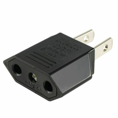 Simyoung European EU220V σε 110V Προσαρμογέας φορτιστή ταξιδιού με επίπεδη πρίζα, μετατροπέας 1