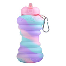 SLMOTUAE Waterfles Shaker, Opvouwbare Draagbare Beker voor Kinderen, Buitensporten, Reizen & Bergbeklimmen - Creatieve Waterkan