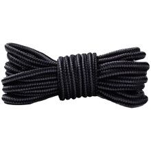 Duurzame, stijlvolle schoenveters 0,7 m/0,9 m/1,2 m/1,5 m donkergrijs/zwart 0,7 m
