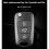 Κέλυφος κλειδιού για Hyundai i20i30i35ix20ix35Αξεσουάρ πτυσσόμενου κλειδιού αυτοκινήτου με 6