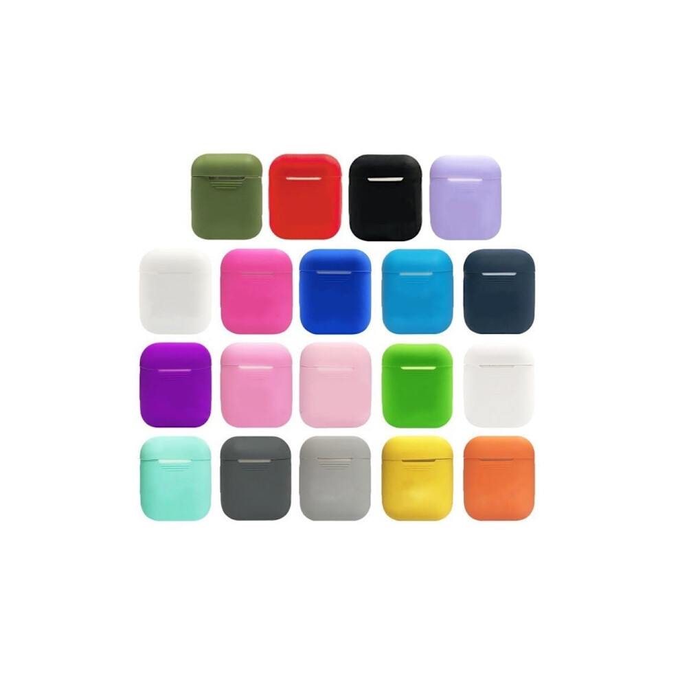 Airpod 1/2 Silicone Case / Silicone Shell - Choose Color Red 9173940860193
