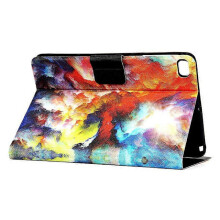 Étui coloré compatible avec Samsung A8 2022/2021SM-X200/X205/X207, étui de protection à rabat avec fonction veille/réveil automatique