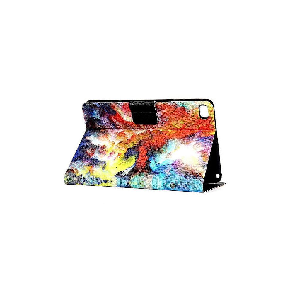 Colorful Case For Compatible With Samsung A8 2022/2021 Sm-X200/X205/X207, Stand Folio Protective Cover With Auto Sleep/Wake 9173940860810