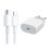 Chargeur rapide compatible avec iPhone - Adaptateur + câble 20 W USB-C 2 m 1