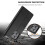 LC.IMEEKE Wallet Case compatibel met iPhone 16 Pro Zwart 5