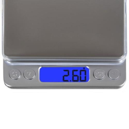 Digitalvåg / Köksvåg 0,01 g-500 g Silver 2