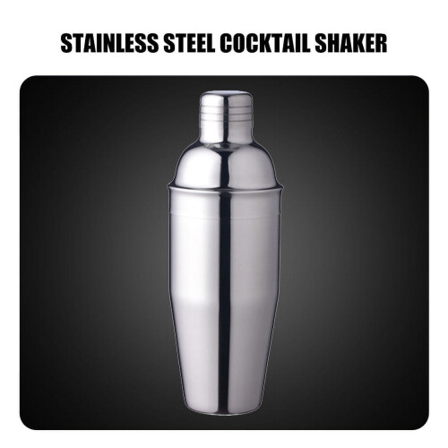 JUNWELL Σέικερ Martini 24oz με ενσωματωμένο σουρωτήρι, Ανοξείδωτο σέικερ μπαρ για 2
