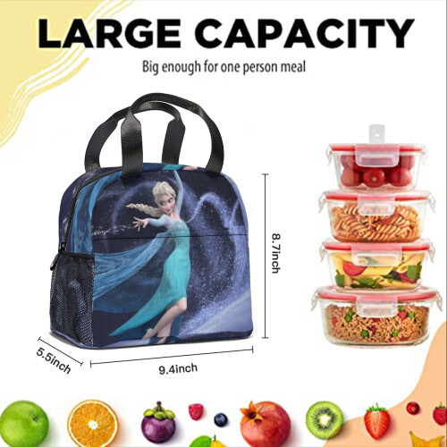 Φορητή τσάντα φαγητού Frozen Lunch Bag, επαναχρησιμοποιήσιμη, μονωμένη τσάντα φαγητού - 1