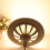 Ventilatore da soffitto Hesitone da 10,23” bianco con LED integrati e telecomando. 5
