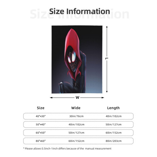 Blaincéad Lomra Spider-Man Braincéad Caithimh Thar a Bhog Cluthar, Gnéithe Leapa do Pháistí - Thar a Bhog 80"X60" 2