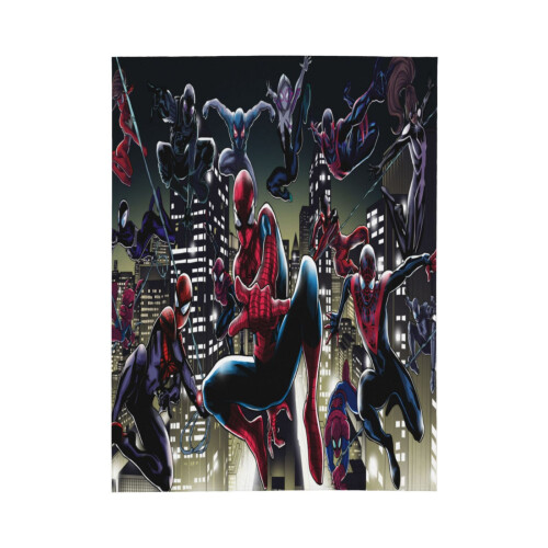 Blaincéad Lomra Spider-Man Braincéad Caithimh Thar a Bhog Cluthar, Gnéithe Leapa do Pháistí - Thar a Bhog 80"X60" 1