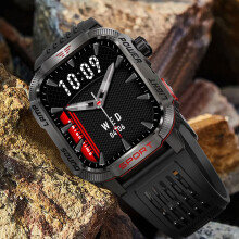Smartwatch sportivo HD, chiamate Bluetooth, batteria a lunga durata, quadranti personalizzabili, compatibile con iOS e Android